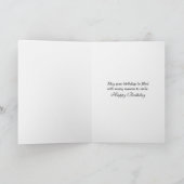 Birthday Golden Retriever With Flag Karte (Innenseite)