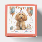 Birthday Goldendoodle Dog Geschenkschachtel (Oben)