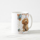 Birthday Goldendoodle Dog Kaffeetasse (VorderseiteRechts)