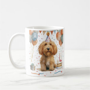 Birthday Goldendoodle Dog Kaffeetasse