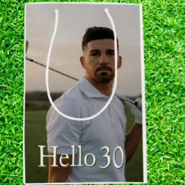 Birthday Golf-30  Mittlere Geschenktüte