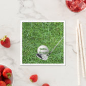 Birthday Golf Ball und Club Serviette (Beispiel)