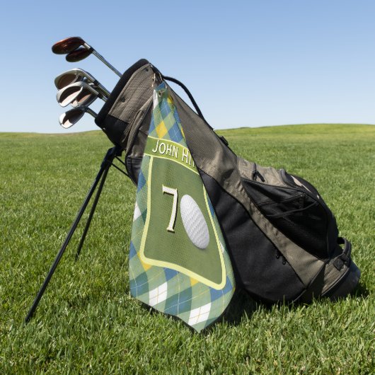  Birthday Golf / Golfing / Golfer Theme Golfhandtuch (Gras)