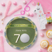  Birthday Golf / Golfing / Golfer Theme Pappteller (Party)