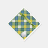 Birthday Golf Theme Let's Par-tee Serviette (Ecke)