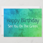 Birthday Golf Themenspiel Ankündigung (Rückseite)