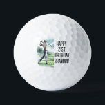 Birthday Golfer Funny 21. Happy Vater Golf Balls Golfball<br><div class="desc">Alles Gute zum 21. Geburtstag! Funny 21. Geburtstag Zitat. Ideal für Vater,  Großvater,  Stiefvater. Golfer Geschenkidee. Personalisieren Sie es mit einem Namen.</div>
