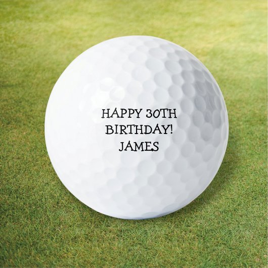 Birthday Golfer Funny 30. Happy Vater Spaß Golfball