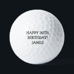 Birthday Golfer Funny 30. Happy Vater Spaß Golfball<br><div class="desc">Alles Gute zum 30. Geburtstag! Funny 30. Geburtstag Zitat. Perfekt für Sohn,  Mann. Golfer Geschenkidee. Personalisieren Sie es mit einem Namen.</div>