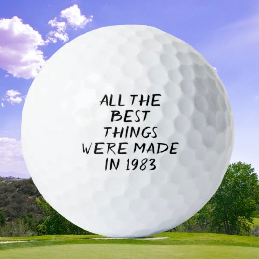 Birthday Golfer Funny 40. Happy Vater Golf Balls Golfball
