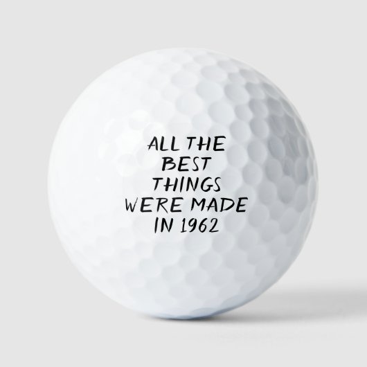 Birthday Golfer Funny 60. Happy Vater Golf Balls Golfball (Vorderseite)