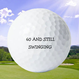 Birthday Golfer Funny 60. Happy Vater Golf Balls Golfball