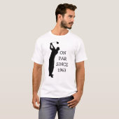 Birthday Golfer Funny 60. Happy Vater Par Spaß T-Shirt (Vorne ganz)