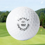 Birthday Golfer Funny 70. Happy Vater Golf Balls Golfball<br><div class="desc">Vintage Auflage von 1952. Funny 70. Geburtstag Zitat. Ideal für Vater,  Großvater,  Stiefvater. Golfer Geschenkidee. Sie können das Jahr personalisieren.</div>