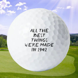 Birthday Golfer Funny 80. Happy Vater Golf Balls Golfball