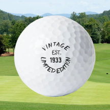 Birthday Golfer Funny 90. Happy Vater Golf Balls