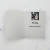 Birthday Grandson Fun Wisdom Labrador Dog Karte (Innenseite)