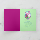 Birthday Grandtochter Magical Butterfly Fairy Karte (Innenseite)