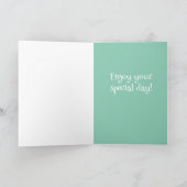 Birthday Great Pyrenäen Mountain Hund Karte (Innenseite)