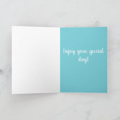 Birthday Great Pyrenäen Mountain Hund Karte (Innenseite)