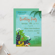 Birthday Green Garden Blue Sky Thema