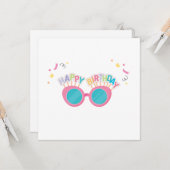 Birthday Greeting Cards Karte (Vorderseite/Rückseite Beispiel)