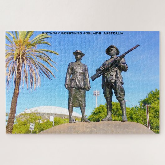 Birthday Greetings Adelaide Australia Puzzle (Horizontal)