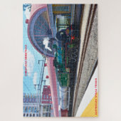 Birthday Greetings Australian Steam Trains Jigsaw Puzzle (Vertikal)