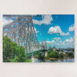 Birthday Greetings Brisbane Australia Puzzle