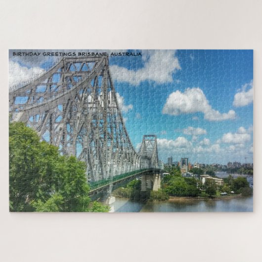 Birthday Greetings Brisbane Australia Puzzle (Horizontal)