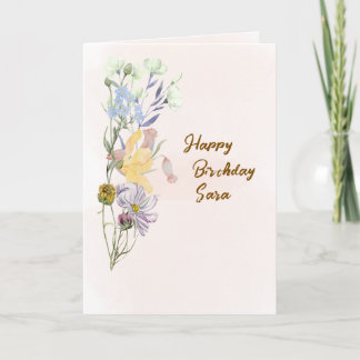 Birthday Greetings Card Karte