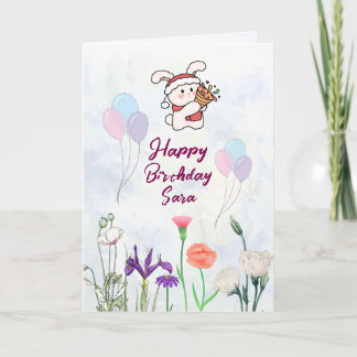 Birthday Greetings Card Karte