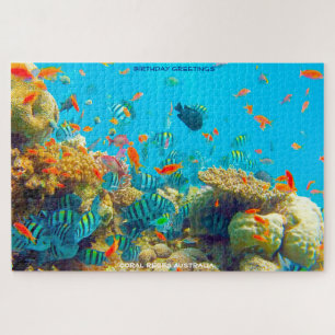 Birthday Greetings Coral Reef Australien Puzzle