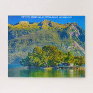 Birthday Greetings Doubtful Sound Neuseeland Puzzle