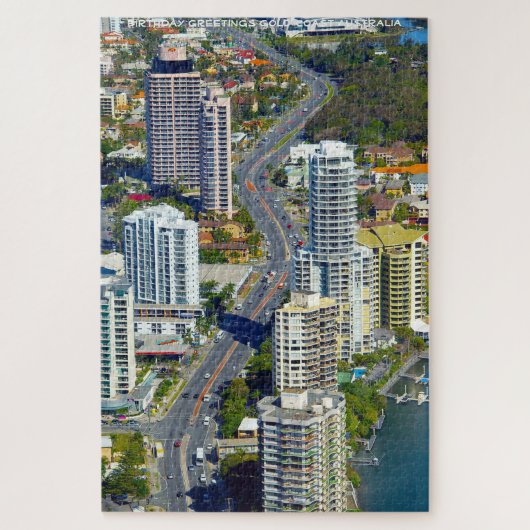 Birthday Greetings Gold Coast Queensland Australie Puzzle (Vertikal)