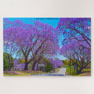 Birthday Greetings Jacaranda Trees Australien Puzzle