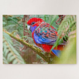 Birthday Greetings Rosella Parrot Puzzle