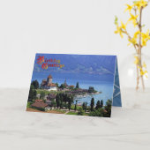 Birthday Greetings - Spiez, Thunnersee Karte (Gelbe Blume)