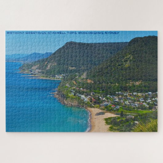 Birthday Greetings Stanwell Tops Woolongong Jigsaw Puzzle (Horizontal)