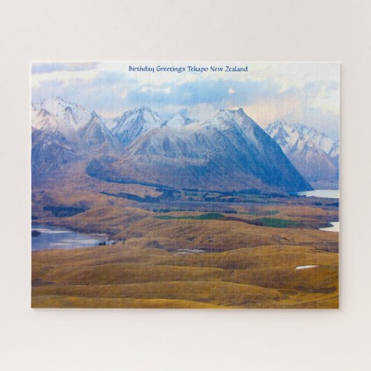 Birthday Greetings Tekapo Neuseeland Puzzle (Horizontal)