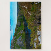 Birthday Gruß Krater Lake Tasmania Puzzle (Vertikal)