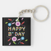 Birthday Grußkerzen Schlüsselanhänger (Rückseite)