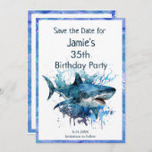 Birthday, Haiangriff, Save The Date (Vorne/Hinten)