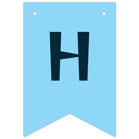 Birthday Haie Wimpelkette (Zweite Fahne)