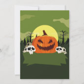 Birthday Halloween-Party Pumpkin Party Einladung (Rückseite)