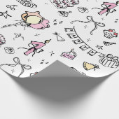 Birthday Hand Drawn Geschenkpapier (Ecke)