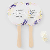 Birthday Hand Fans Luxus Fächer (Vorne und Hinten)