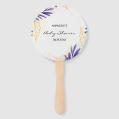 Birthday Hand Fans Luxus Fächer (Vorderseite)