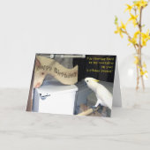 Birthday Hardwork Karte (Gelbe Blume)