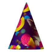 Birthday Hat Confetti Kitty #1 - Paper Party Hats Partyhütchen (Links)
